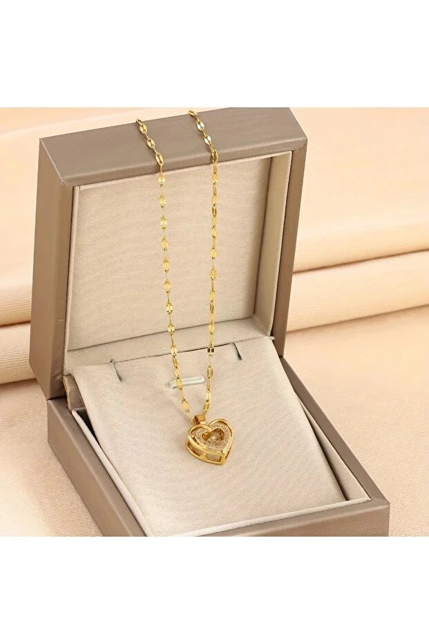 Marisa Women's Tree of Life Pendant Necklace | Stainless Steel Zirconia Charm | Anti-Tarnish Cute/Romantic Jewellery