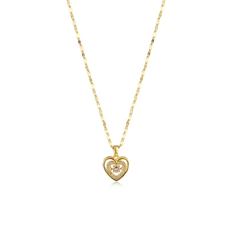 Marisa Women's Tree of Life Pendant Necklace | Stainless Steel Zirconia Charm | Anti-Tarnish Cute/Romantic Jewellery