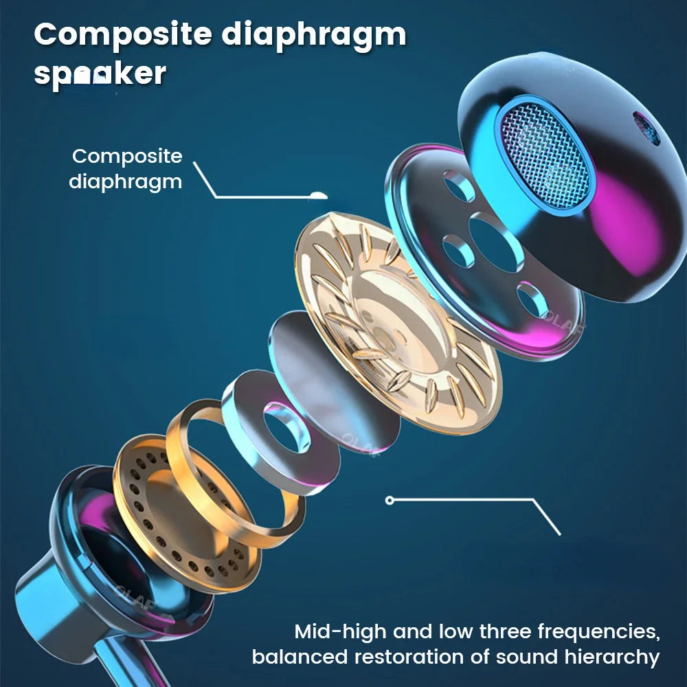 VIKEFON Active Noise Cancelling Neckband Earphones | Bluetooth 5.1, 200H Playtime & Type-C Fast Charge Headset