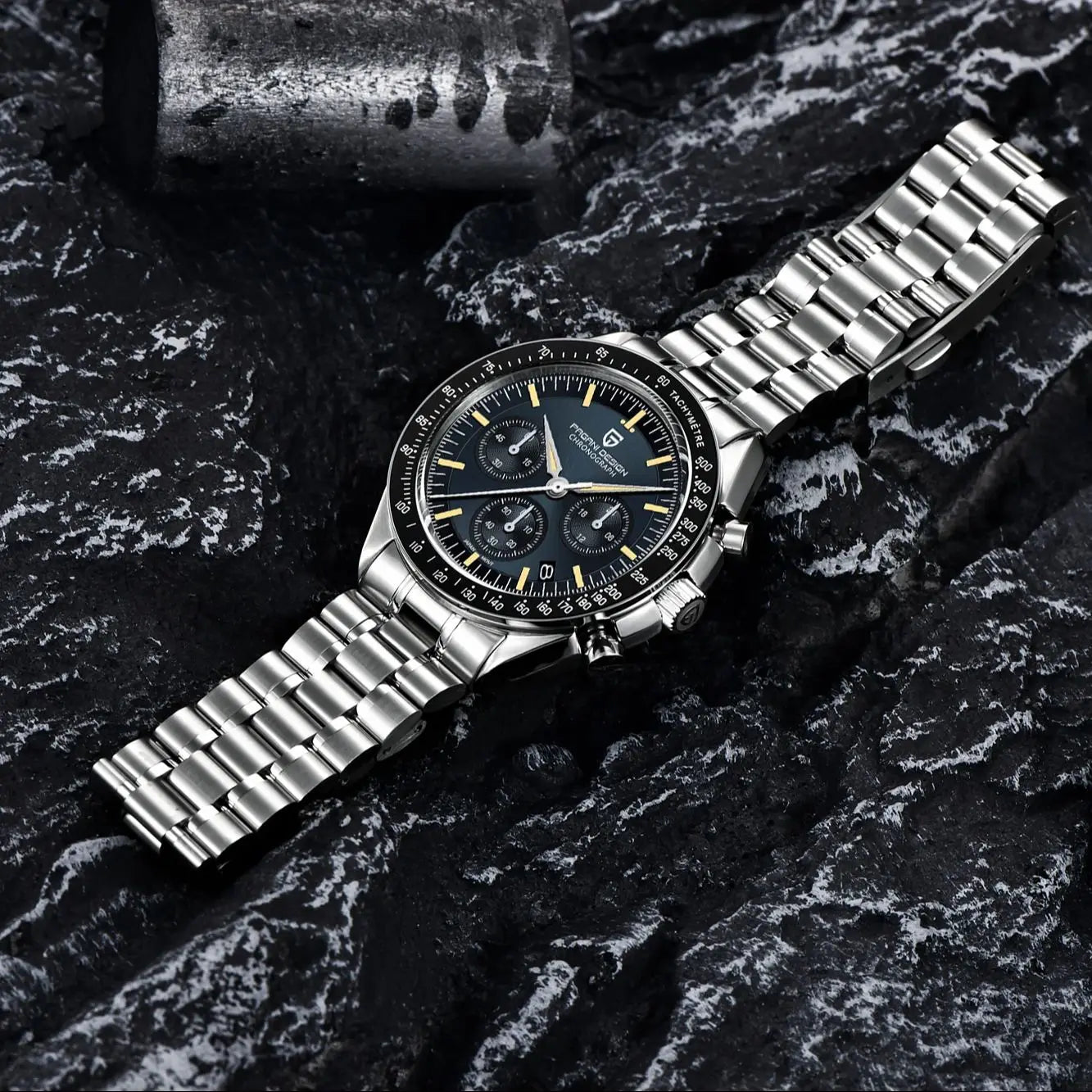 PAGANI DESIGN PD-1701 Quartz Chronograph for Men | Sapphire Crystal | 10Bar (100M) Water Resistant