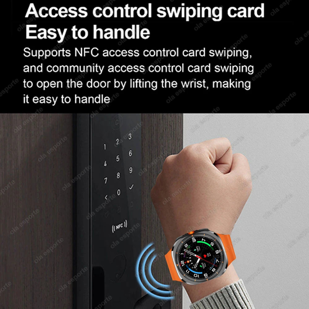 Smartwatch U8 ULTRA 2025 | iOS e Android 9.0 | 4G/5G | Cartão SIM | Wi-Fi | NFC | GPS | Bússola | 32 GB de RAM | Câmera Rotativa