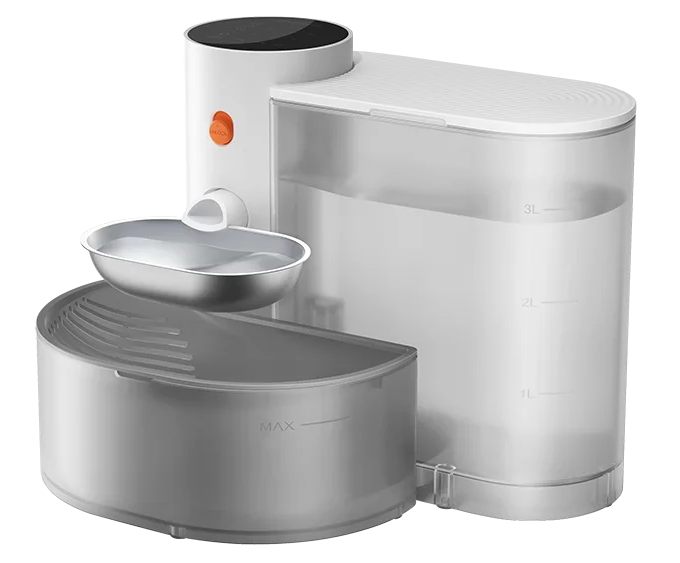 Smart Pet Water Fountain & Timed Feeder Combo (3L) | Programmable ABS Dispenser with LCD Display for Cats & Dogs