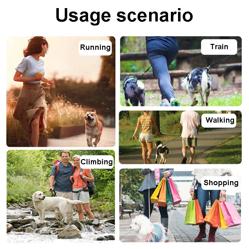 Automatic Retractable Dog Lead (3M / 5M) | One-Touch Lock & Ergonomic Handle | Nylon Pet Leash for Small to Medium Dogs