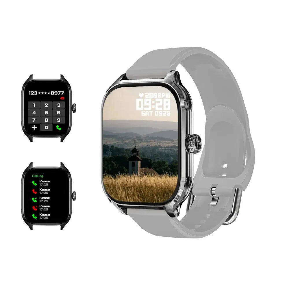 Smartwatch 2.01” IPS Large Touch Screen – Bluetooth Smart Watch with Heart Rate Monitor, Step Counter & Notifications