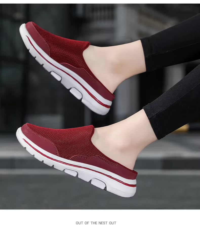 Ngouxm Men's Air Mesh Clog Slipper | Slip-On Backless Shoe | Lightweight EVA Outsole | Summer Breathable