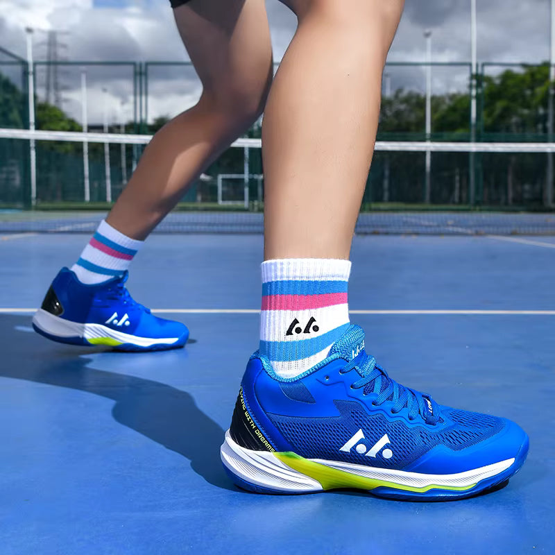 R.xjian L031 Unisex Court Shoes | Anti-Slip Rubber Outsole | Badminton, Tennis & Volleyball Sneaker | Breathable