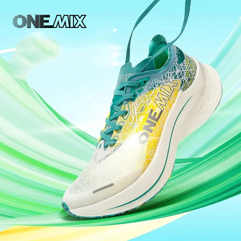 ONEMIX 24656 Unisex Marathon Running Shoes | Air Mesh Breathable Upper | Air Sole Cushioning | Advanced Level