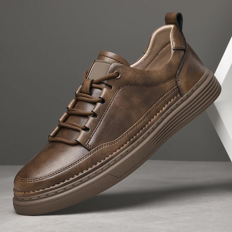 Men's Casual Shoes MOGACIILLO Oxfords Y8001 in Split Leather | Waterproof | Rubber Sole