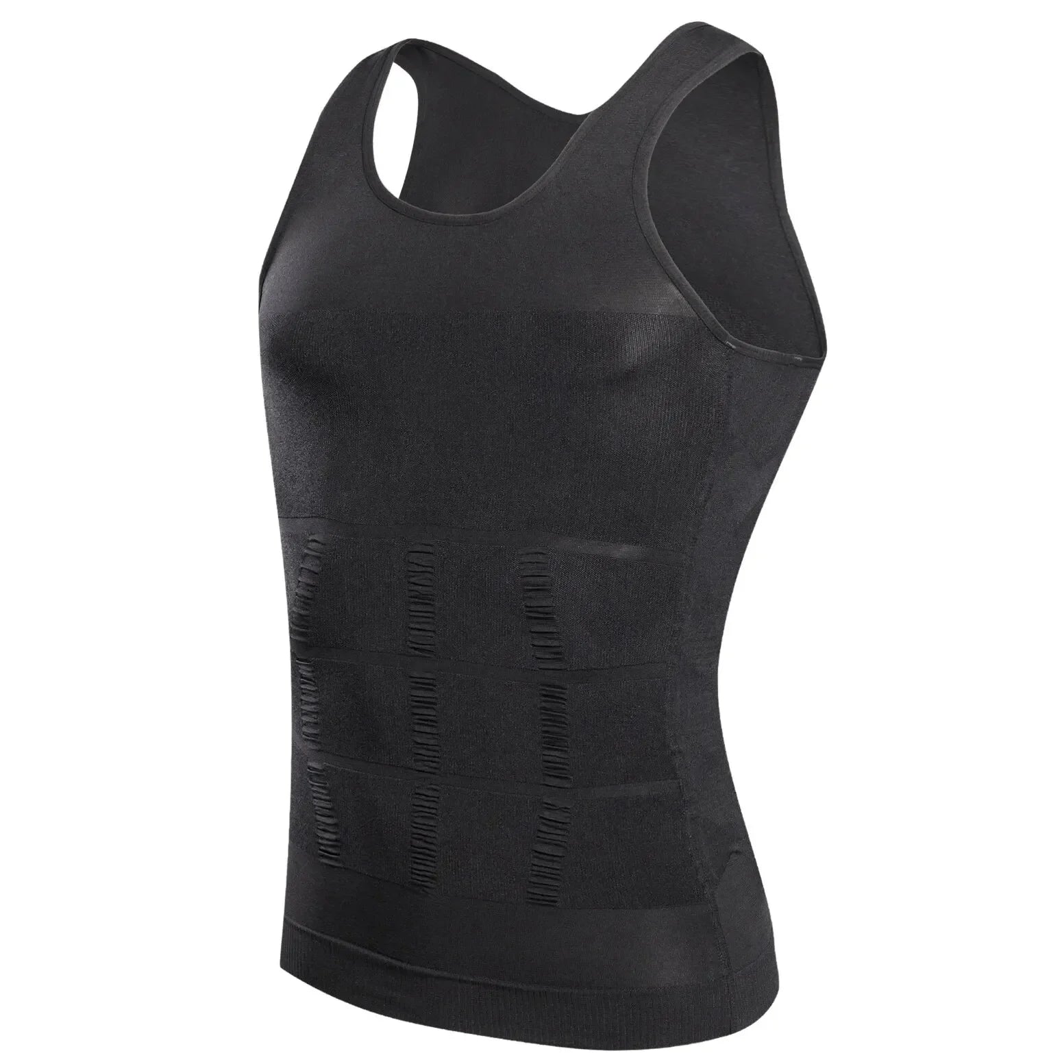 YBFDO Men's Compression Tank Top | Seamless Chest & Tummy Control Shaper | Gynecomastia Vest