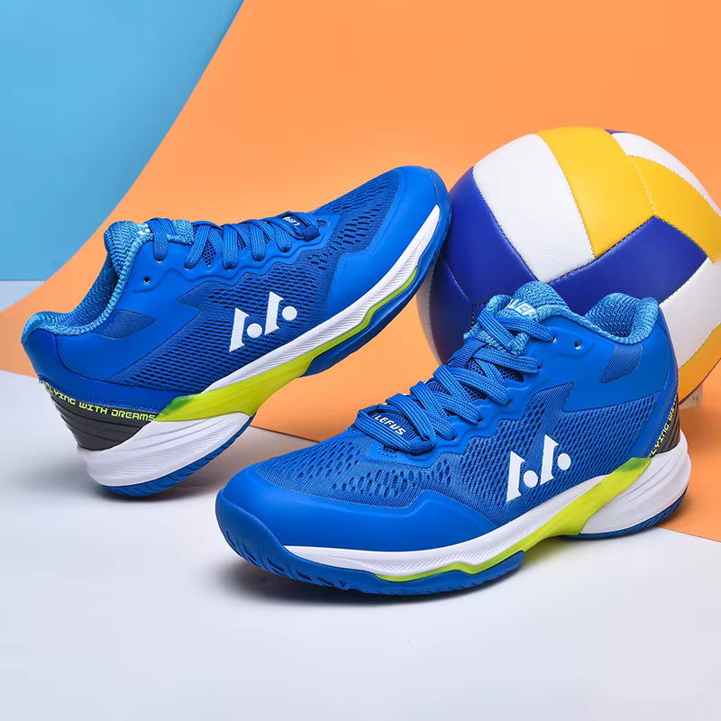 R.xjian L031 Unisex Court Shoes | Anti-Slip Rubber Outsole | Badminton, Tennis & Volleyball Sneaker | Breathable