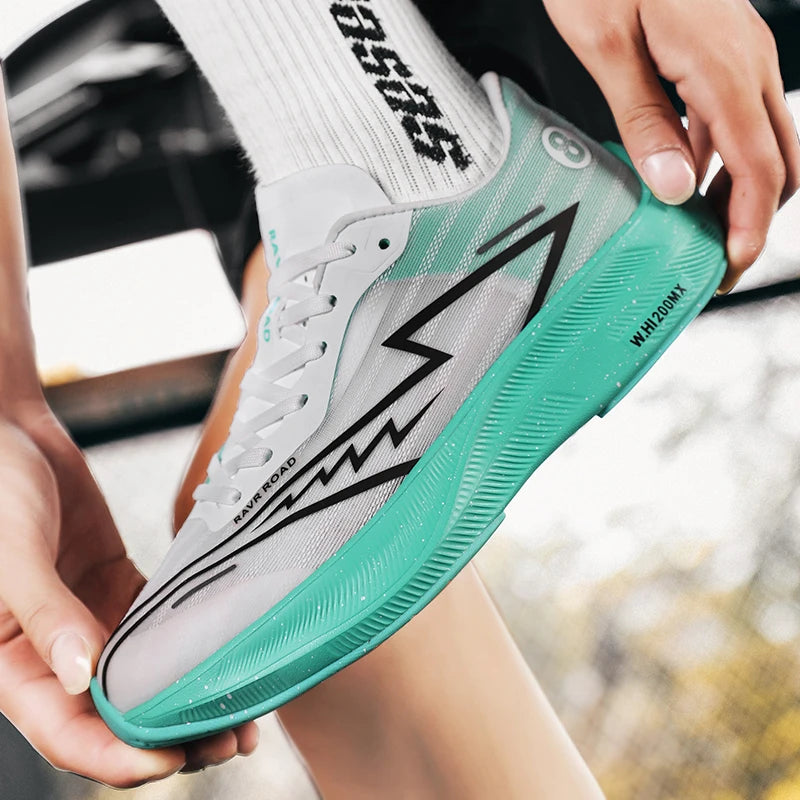 LETCOMFIT RAVR ROAD Men's Running Shoes | Lightweight Air Mesh | High Propulsion Outsole | Breathable Sneaker