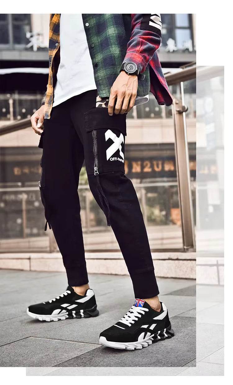 SNORW Blade Runner Unisex Running Shoes | Mesh Breathable Upper | EVA Outsole | Dynamic Blade Sole Sneaker