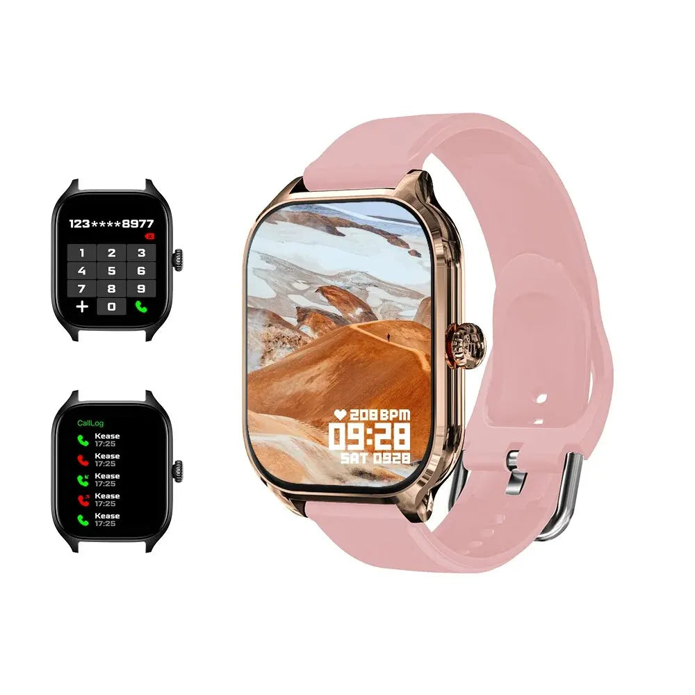 Smartwatch 2.01” IPS Large Touch Screen – Bluetooth Smart Watch with Heart Rate Monitor, Step Counter & Notifications