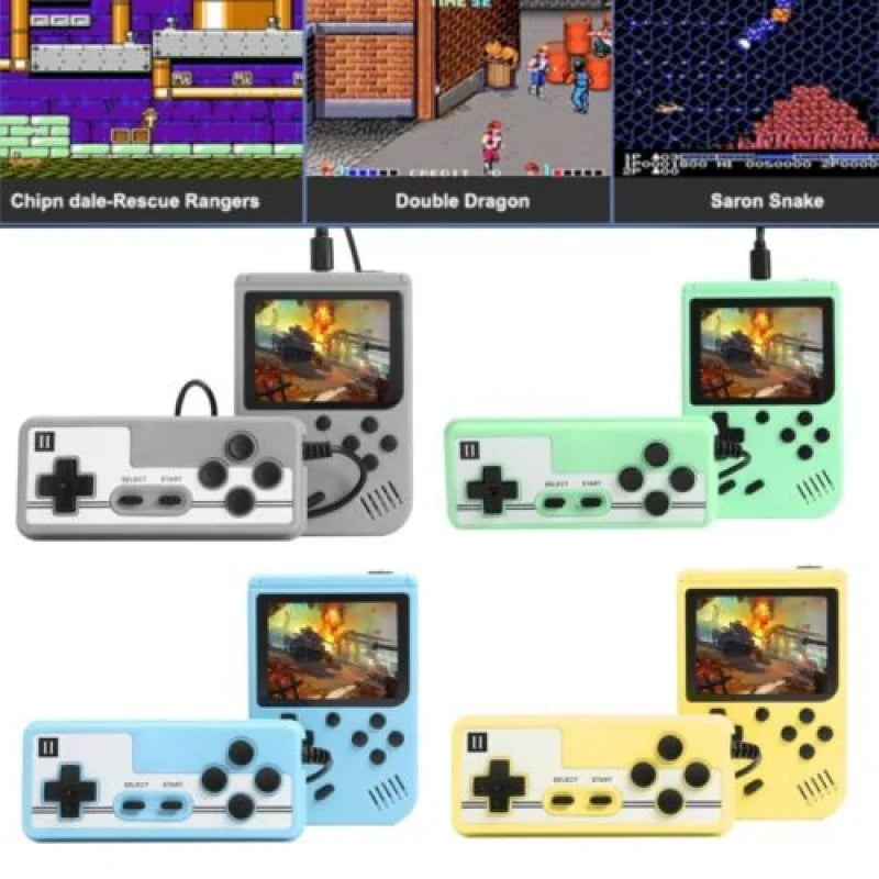 ONETOMAX Retro Handheld Game Console | Built-in 500+ Classic Games | 2 Player Support | AV Output