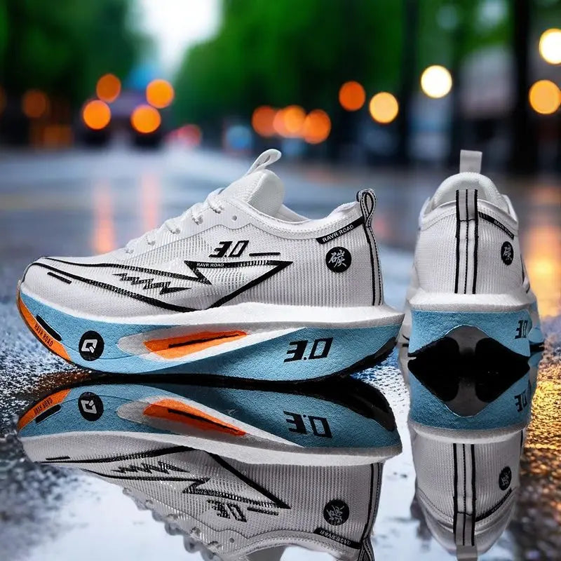 LETCOMFIT RAVR ROAD Men's Running Shoes | Lightweight Air Mesh | High Propulsion Outsole | Breathable Sneaker