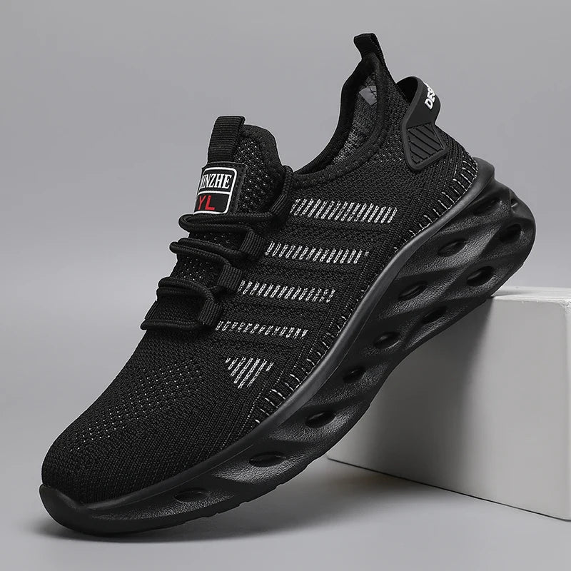 GENKCOAT Light Runner Unisex Running Shoes | Neon Yellow Cushioning | Breathable Air Mesh | Beginner Fitness