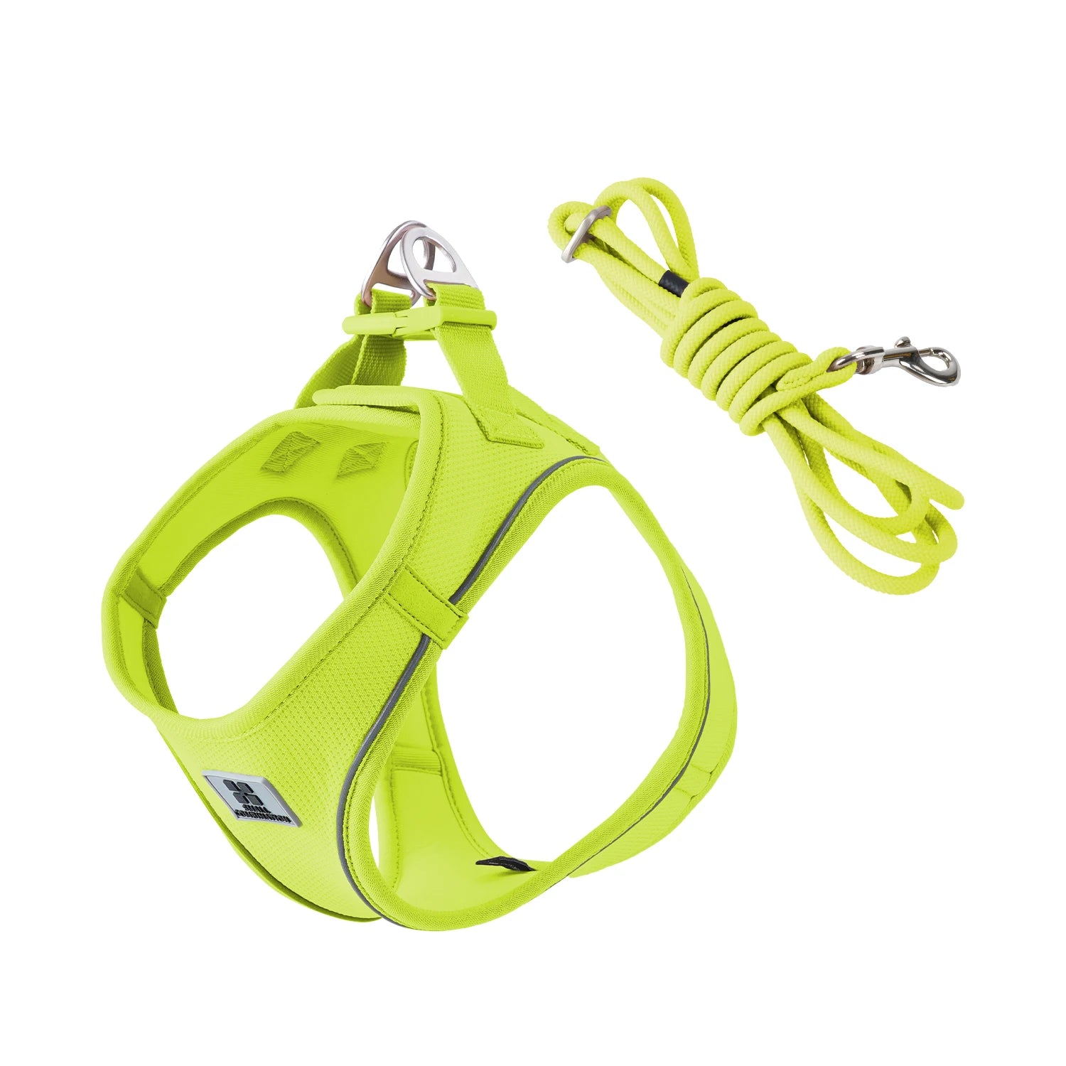 SMALL COMBINATION Air-Mesh Dog Harness & Leash Set | 360° Reflective, Padded & Quick Release | Small/Medium