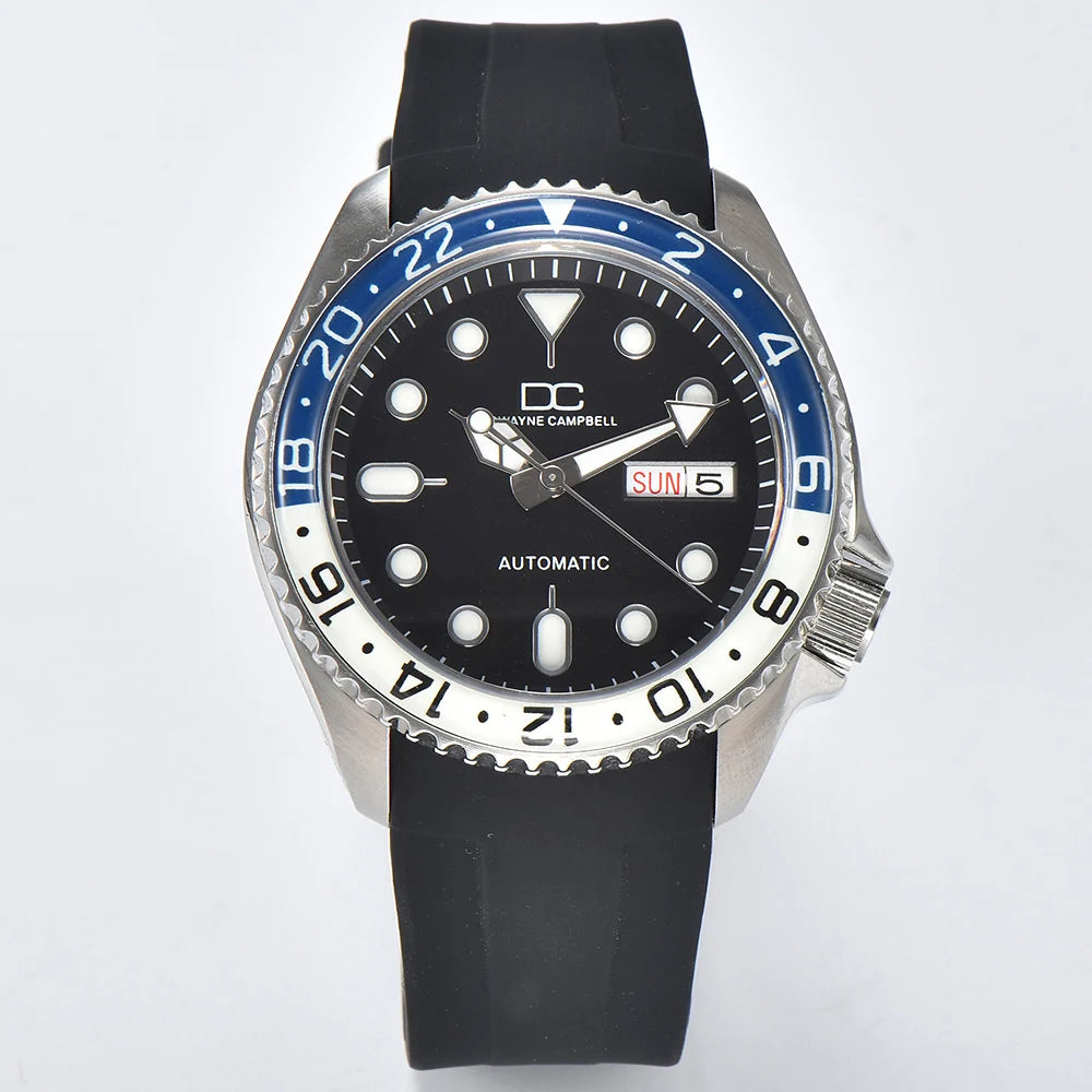 Men's Watch - Dwayne Campbell NH36 | Sapphire crystal | Water resistant up to 5 ATM | 316L stainless steel case