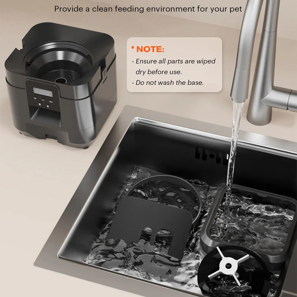 ZYfeeder Automatic Pet Feeder | Timed Dispensing with LCD Display | Portion Control Food Dispenser for Cats & Dogs