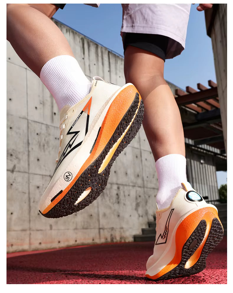 ADMAR CHUNTA Elite Men's Running Shoes | Neon Green Graffiti Sole | Lightweight & Breathable | Spring/Autumn Sneaker