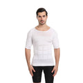 YBFDO Men's Compression Tank Top | Seamless Chest & Tummy Control Shaper | Gynecomastia Vest