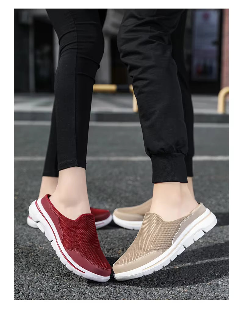 Ngouxm Men's Air Mesh Clog Slipper | Slip-On Backless Shoe | Lightweight EVA Outsole | Summer Breathable