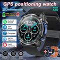 GUHUAVMI T-Rex Ultra Military GPS Smartwatch | 1000mAh Battery | Offline Maps | 10ATM IP69K Waterproof | 4GB Memory