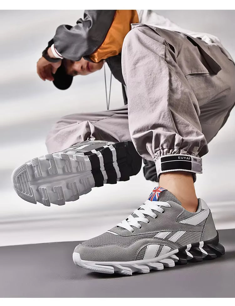 SNORW Blade Runner Unisex Running Shoes | Mesh Breathable Upper | EVA Outsole | Dynamic Blade Sole Sneaker