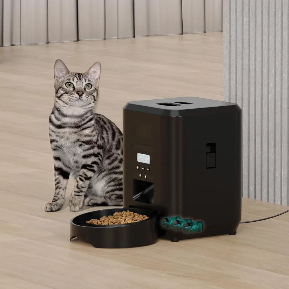 ZYfeeder Automatic Pet Feeder | Timed Dispensing with LCD Display | Portion Control Food Dispenser for Cats & Dogs
