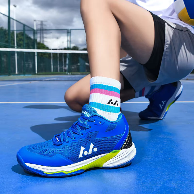 R.xjian L031 Unisex Court Shoes | Anti-Slip Rubber Outsole | Badminton, Tennis & Volleyball Sneaker | Breathable