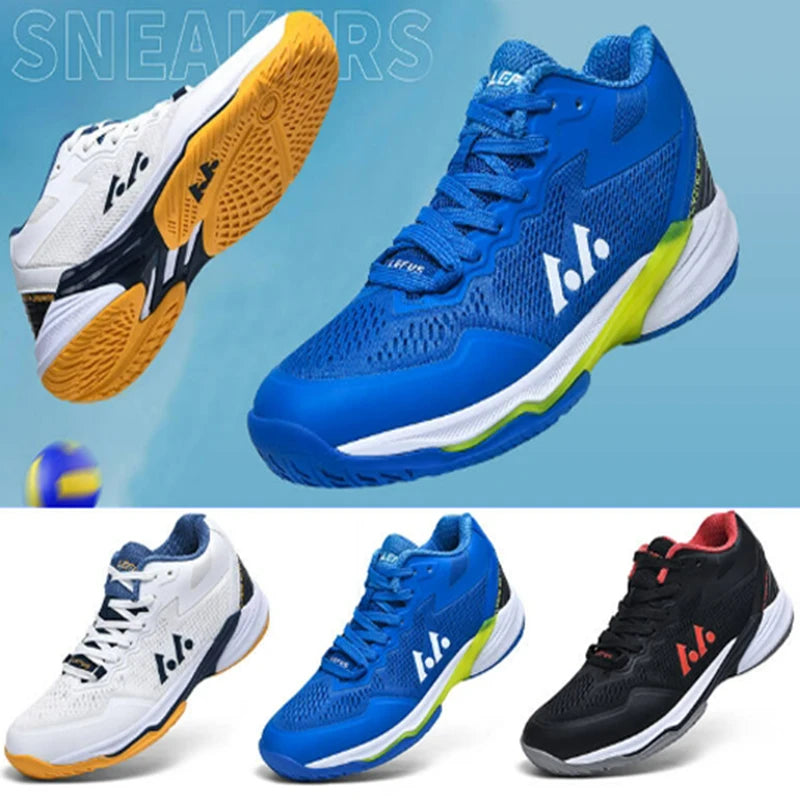 R.xjian L031 Unisex Court Shoes | Anti-Slip Rubber Outsole | Badminton, Tennis & Volleyball Sneaker | Breathable