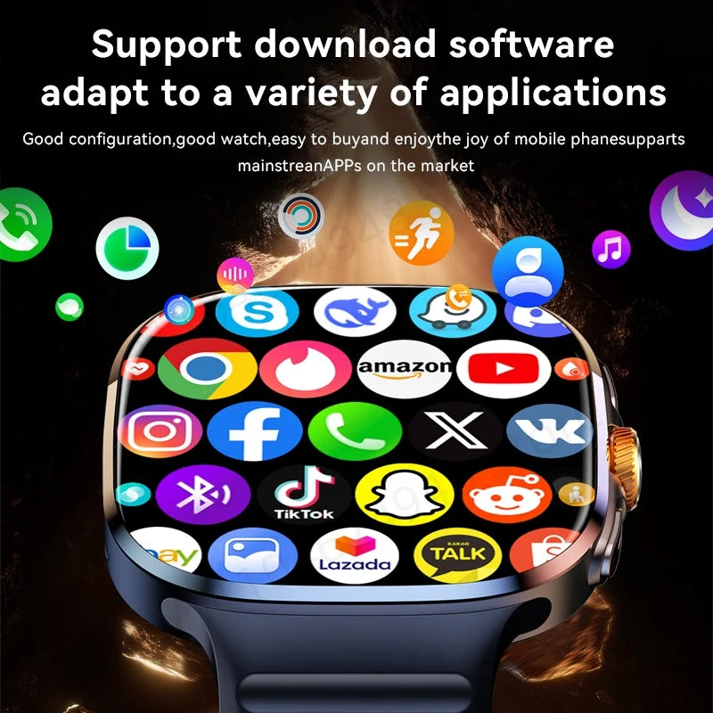 Smartwatch Zestbolt M99 5G+ – Tela AMOLED de 2,4” | Android 10 | Câmera giratória de 8MP | GPS | Bateria de 2100 mAh