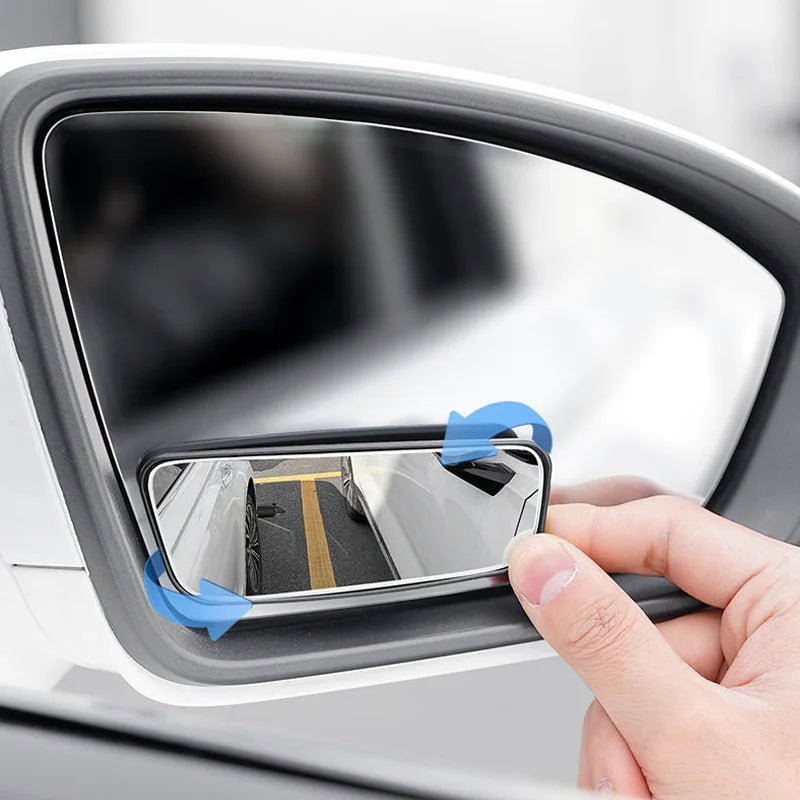 HD Convex Rearview Mirror for Cars | 360° Blind Spot Adjustable for Wheels and Parking