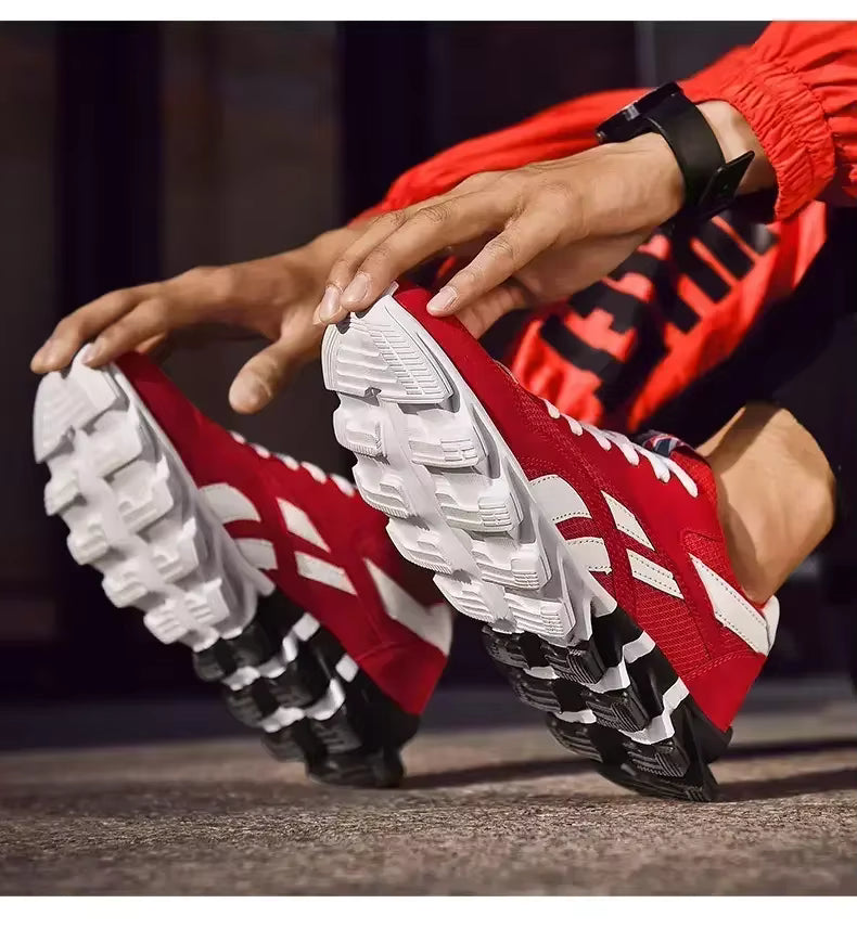 SNORW Blade Runner Unisex Running Shoes | Mesh Breathable Upper | EVA Outsole | Dynamic Blade Sole Sneaker