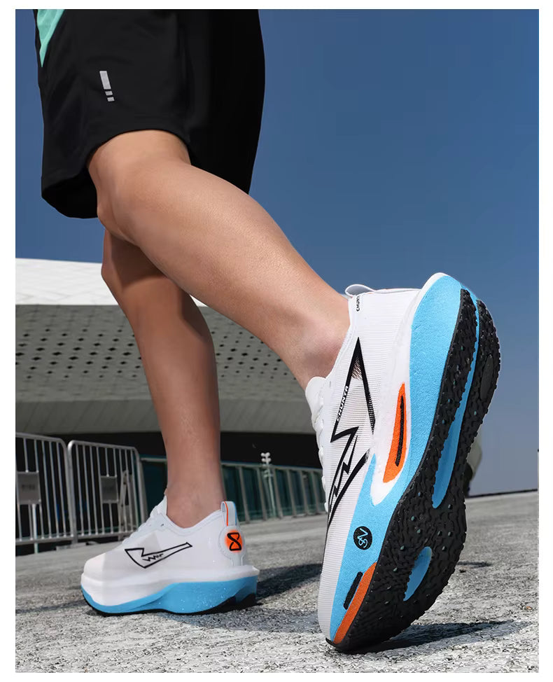 ADMAR CHUNTA Elite Men's Running Shoes | Neon Green Graffiti Sole | Lightweight & Breathable | Spring/Autumn Sneaker