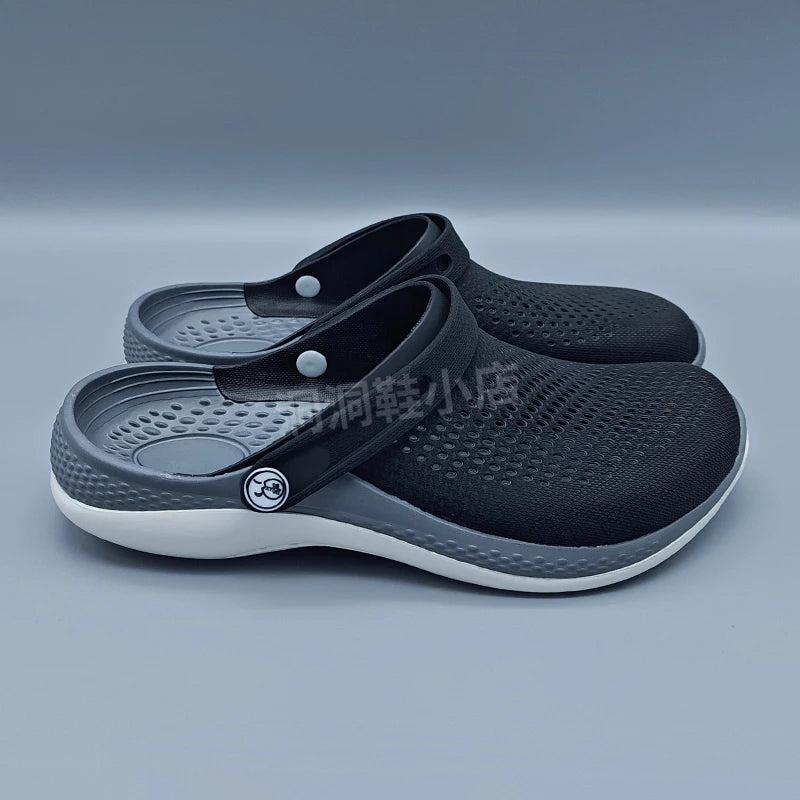 Men's Classic Comfort Clogs | Non-Slip, Breathable & Odor-Free | Lightweight Summer Sandals | Adjustable Strap