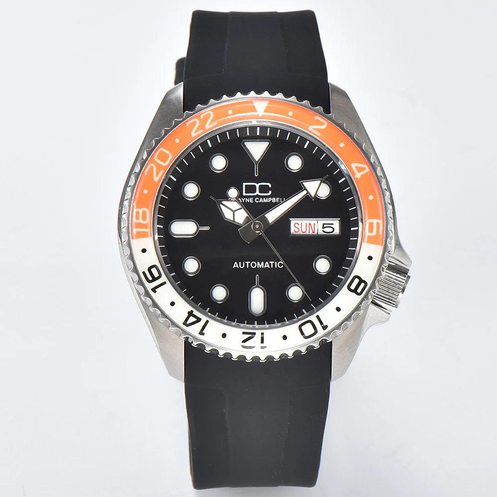 Men's Watch - Dwayne Campbell NH36 | Sapphire crystal | Water resistant up to 5 ATM | 316L stainless steel case