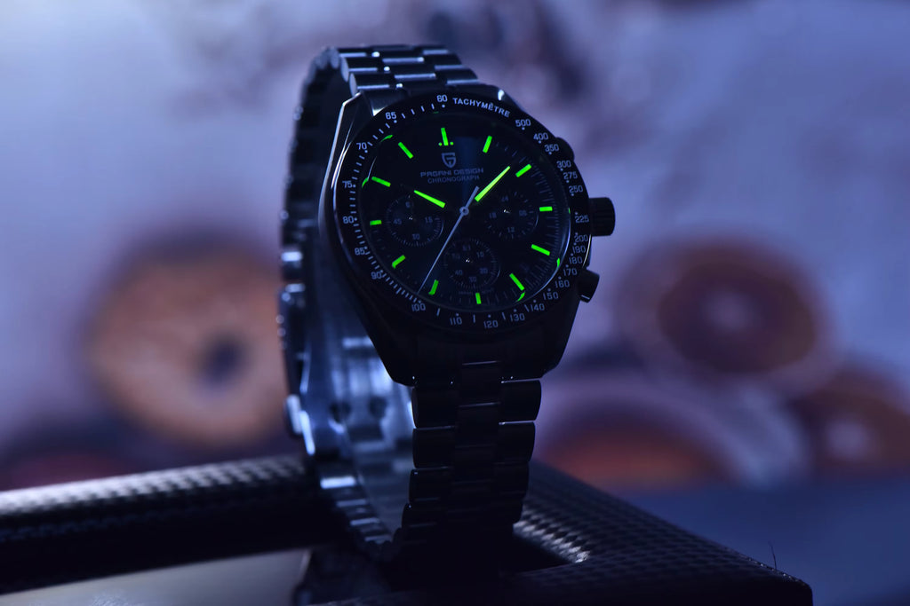 PAGANI DESIGN PD-1701 Quartz Chronograph for Men | Sapphire Crystal | 10Bar (100M) Water Resistant