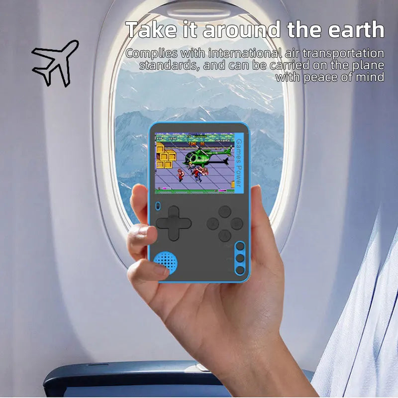 Ultra-thin Portable Retro Mini Game | 500 Built-in Classic Games | 2.4" LCD Console ZEDAOTC
