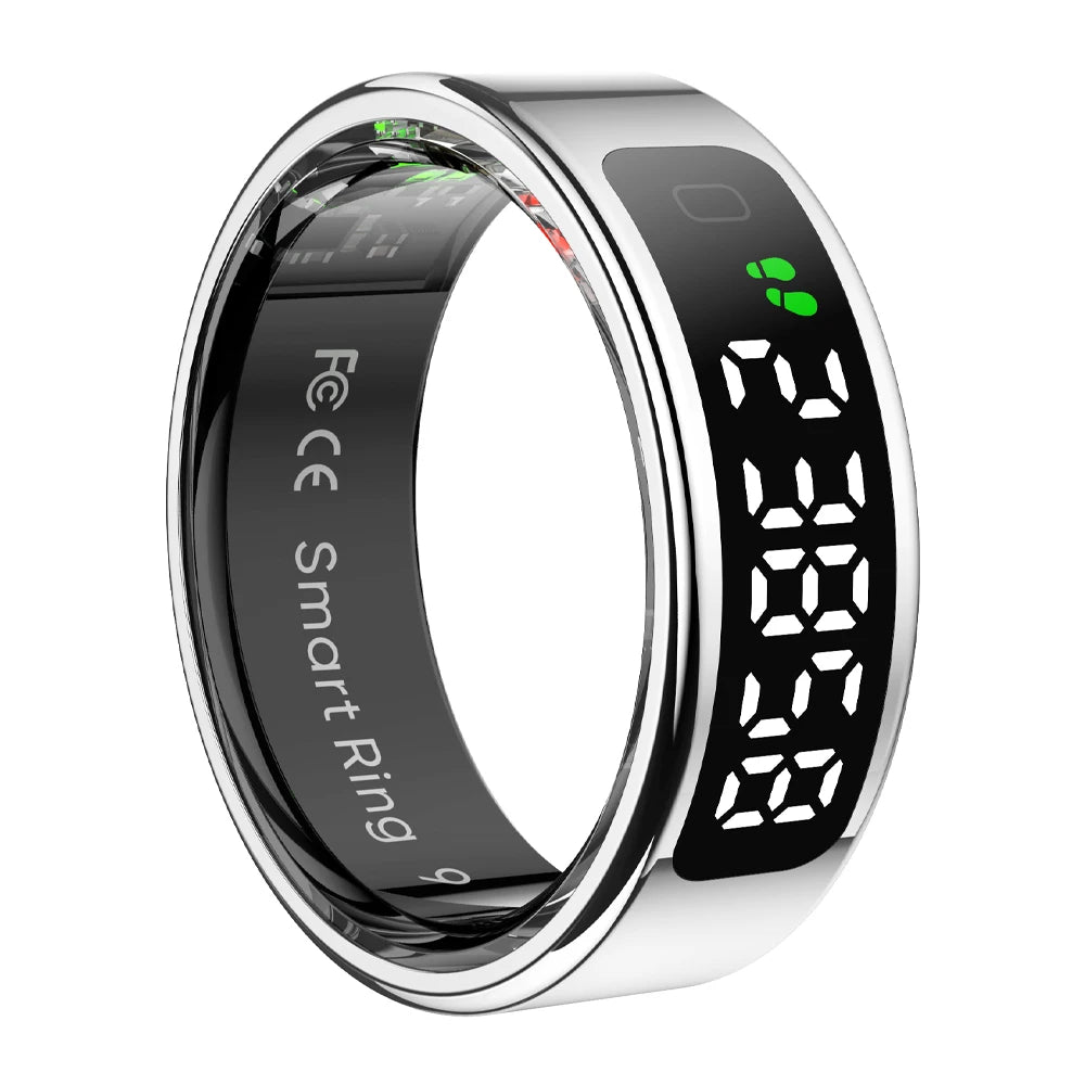 COLMI R12 Smart Ring | Integrated Display Screen | Wireless Charging | 5ATM Waterproof Health Tracker