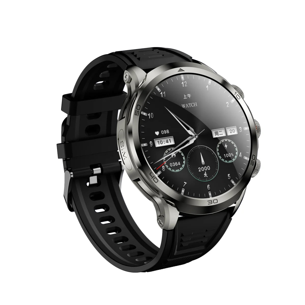 Smartwatch H19 5G LTE with 190° Rotating Camera, GPS, Wi-Fi and Google Play – Compatible with Android and SIM Card