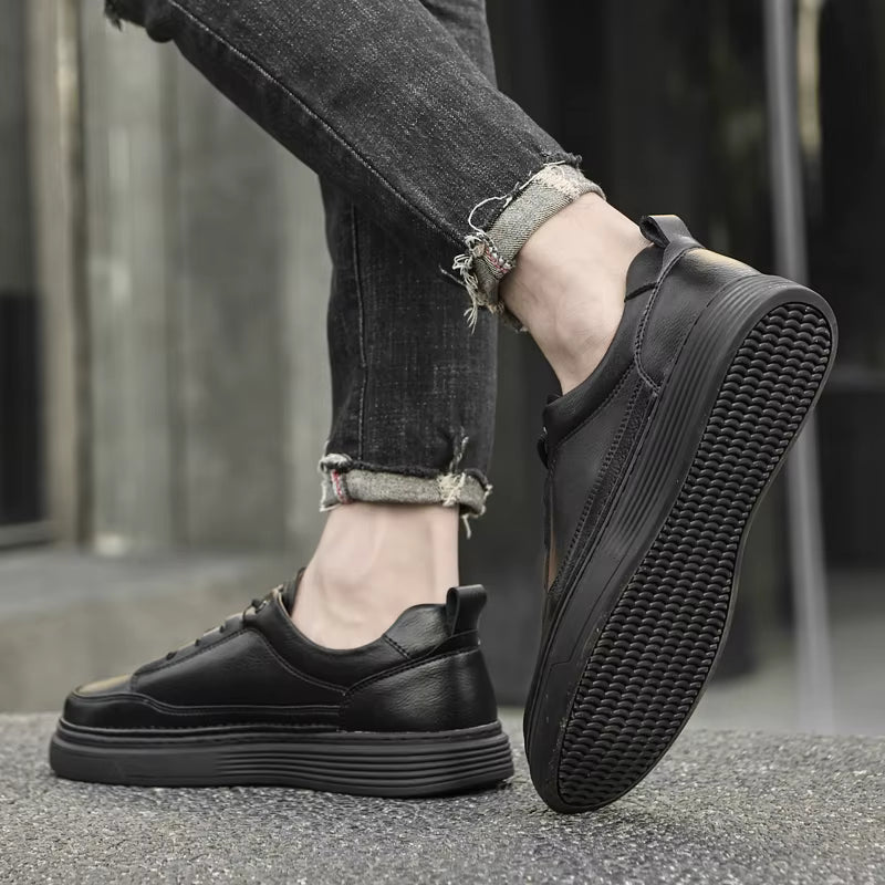 Men's Casual Shoes MOGACIILLO Oxfords Y8001 in Split Leather | Waterproof | Rubber Sole