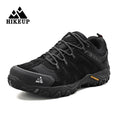 HIKEUP Men's Trekking Shoes | Advanced Non-Slip Rubber Outsole | Suede Leather Hiking Sneakers | Durable