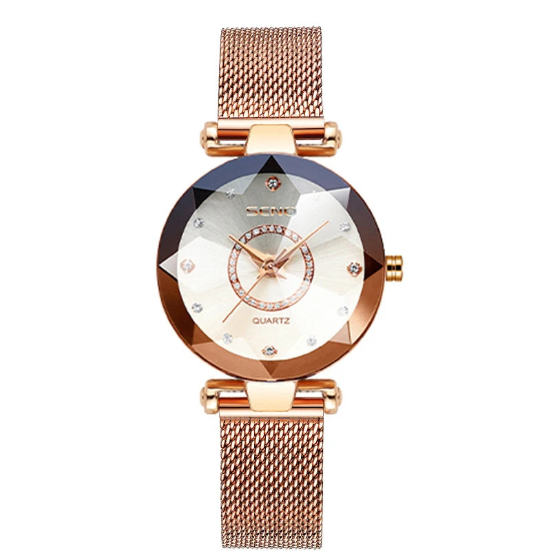 SENO Ocean Star Crystal 2025 Luxury Women's Watch