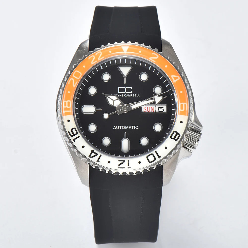 Men's Watch - Dwayne Campbell NH36 | Sapphire crystal | Water resistant up to 5 ATM | 316L stainless steel case