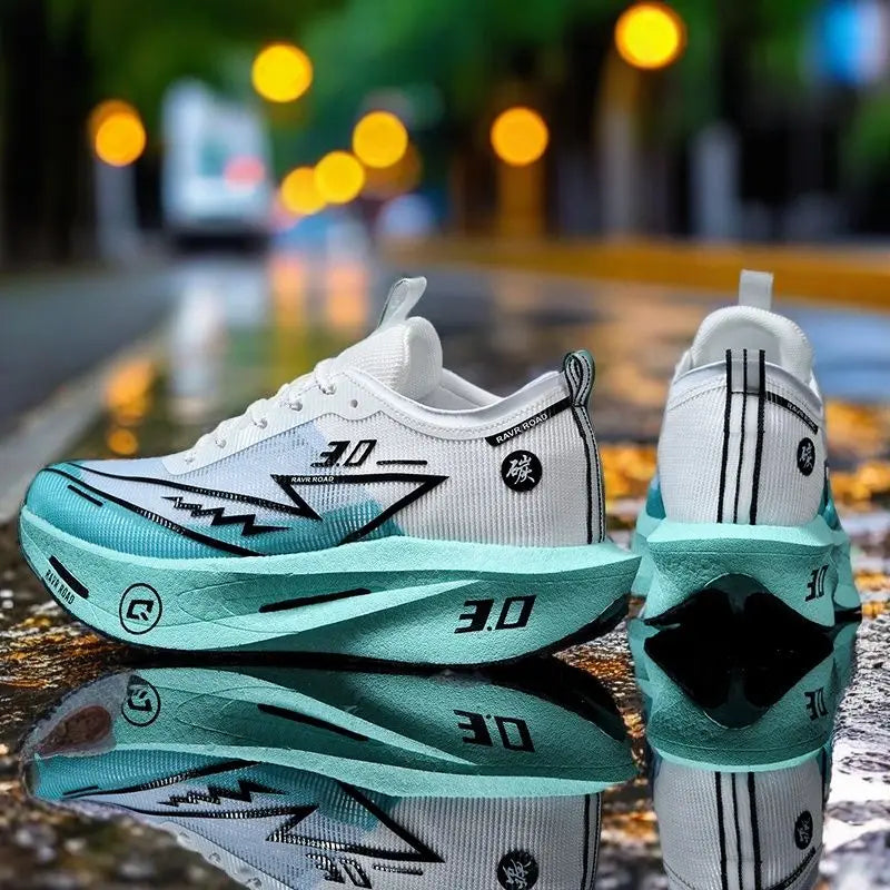 LETCOMFIT RAVR ROAD Men's Running Shoes | Lightweight Air Mesh | High Propulsion Outsole | Breathable Sneaker