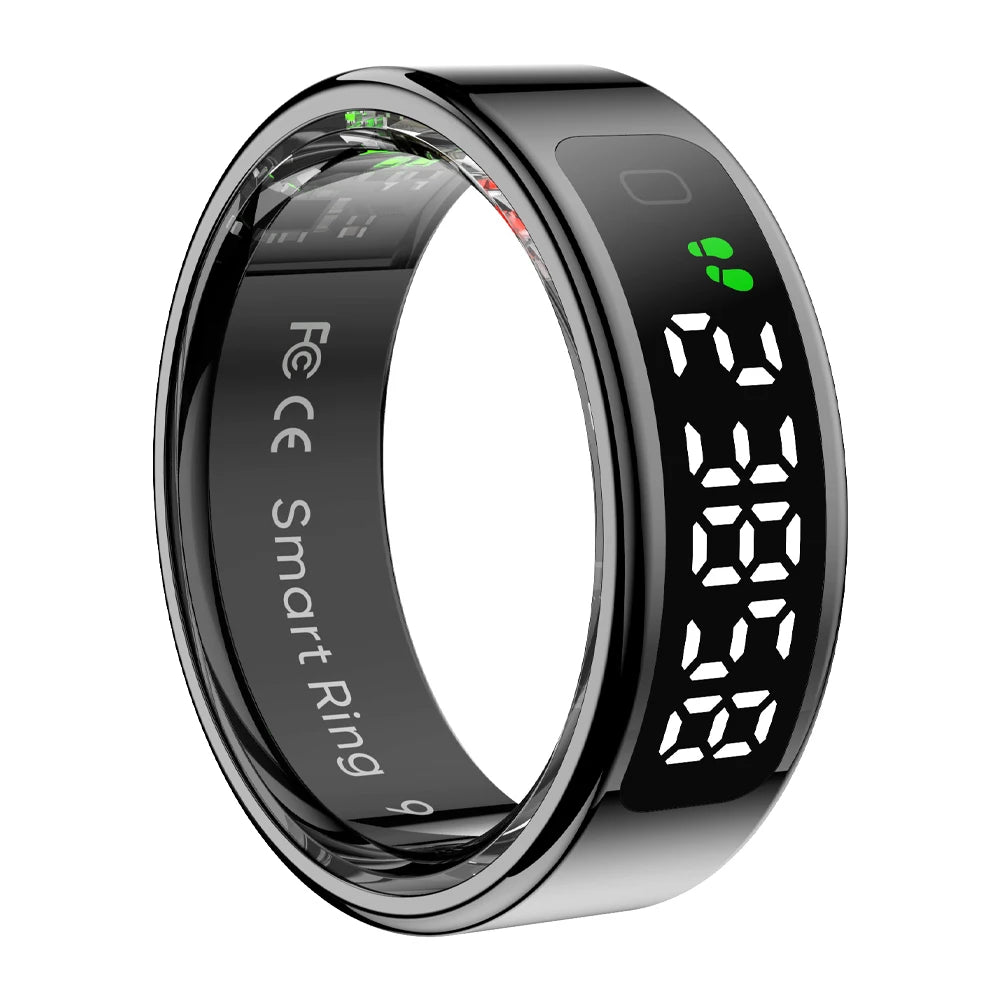 COLMI R12 Smart Ring | Integrated Display Screen | Wireless Charging | 5ATM Waterproof Health Tracker