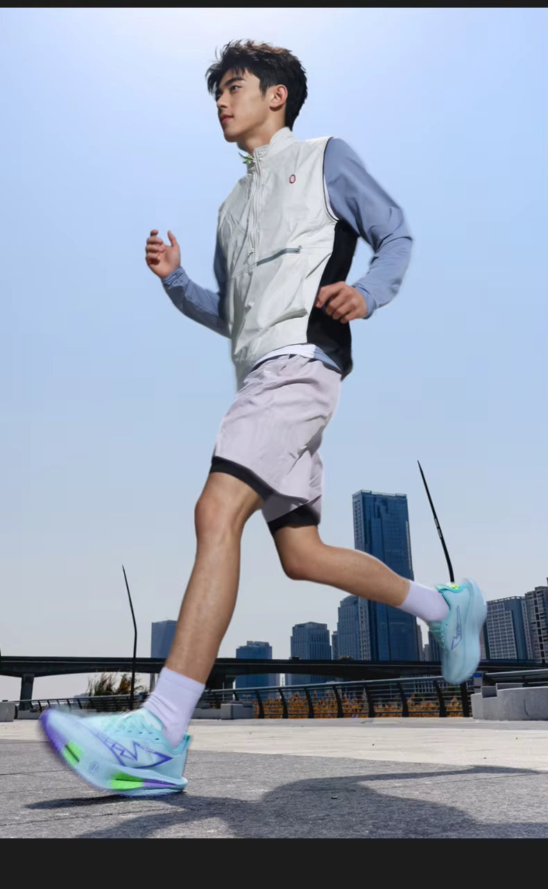 ADMAR CHUNTA Elite Men's Running Shoes | Neon Green Graffiti Sole | Lightweight & Breathable | Spring/Autumn Sneaker