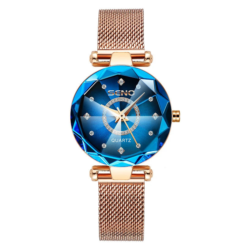 SENO Ocean Star Crystal 2025 Luxury Women's Watch