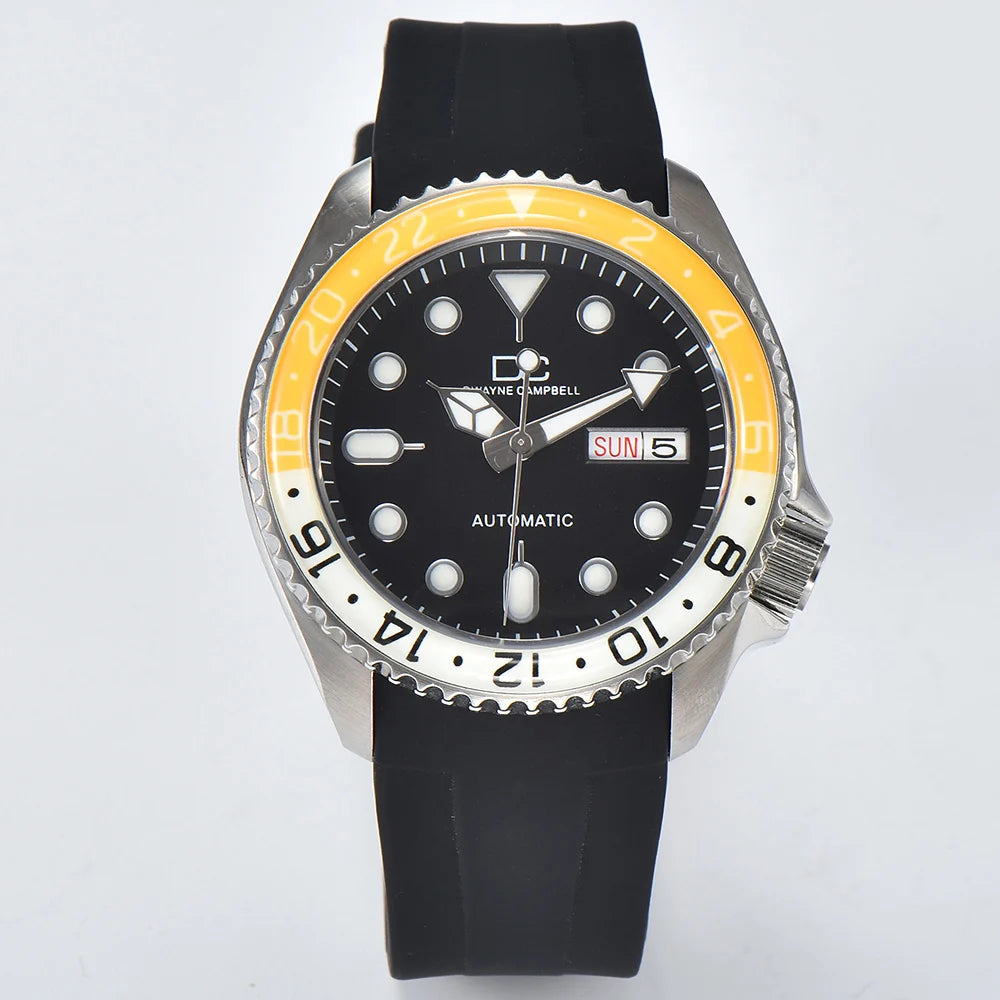 Men's Watch - Dwayne Campbell NH36 | Sapphire crystal | Water resistant up to 5 ATM | 316L stainless steel case